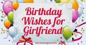 Birthday wishes for girlfriend