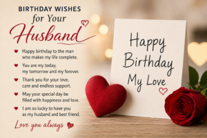140 Best Birthday Wishes for Your Husband, From Sweet to Funny