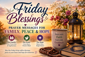 Friday Blessings and Prayer Messages for Family, Peace, Hope, and Happiness