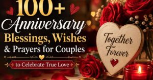 100+ Anniversary Blessings, Wishes & Prayers for Couples to Celebrate True Love