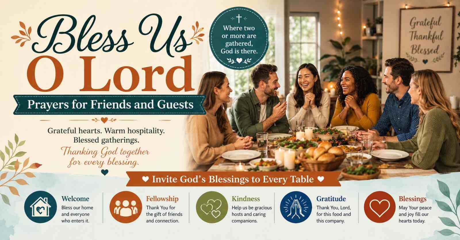 Bless Us O Lord Prayers for Friends and Guests