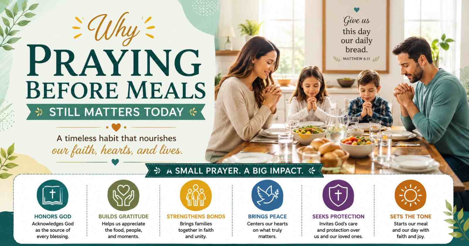 Why Praying Before Meals Still Matters Today
